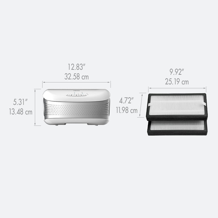 Homedics TotalClean Replacement Hepa-Type Filter dimensions