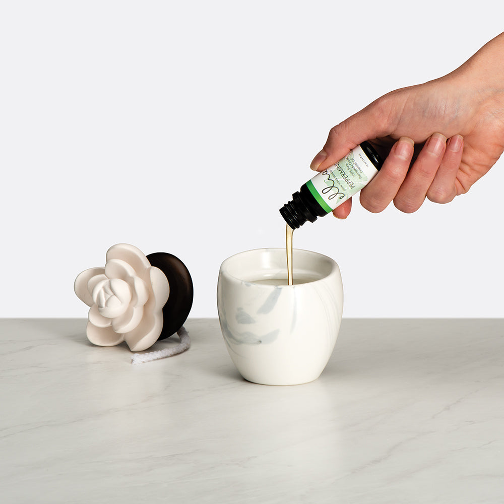 Lotus Leaf Porcelain Aroma Diffuser