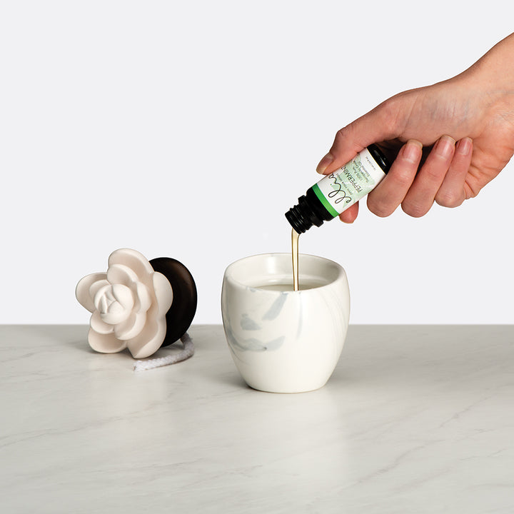 Lotus Leaf Porcelain Aroma Diffuser