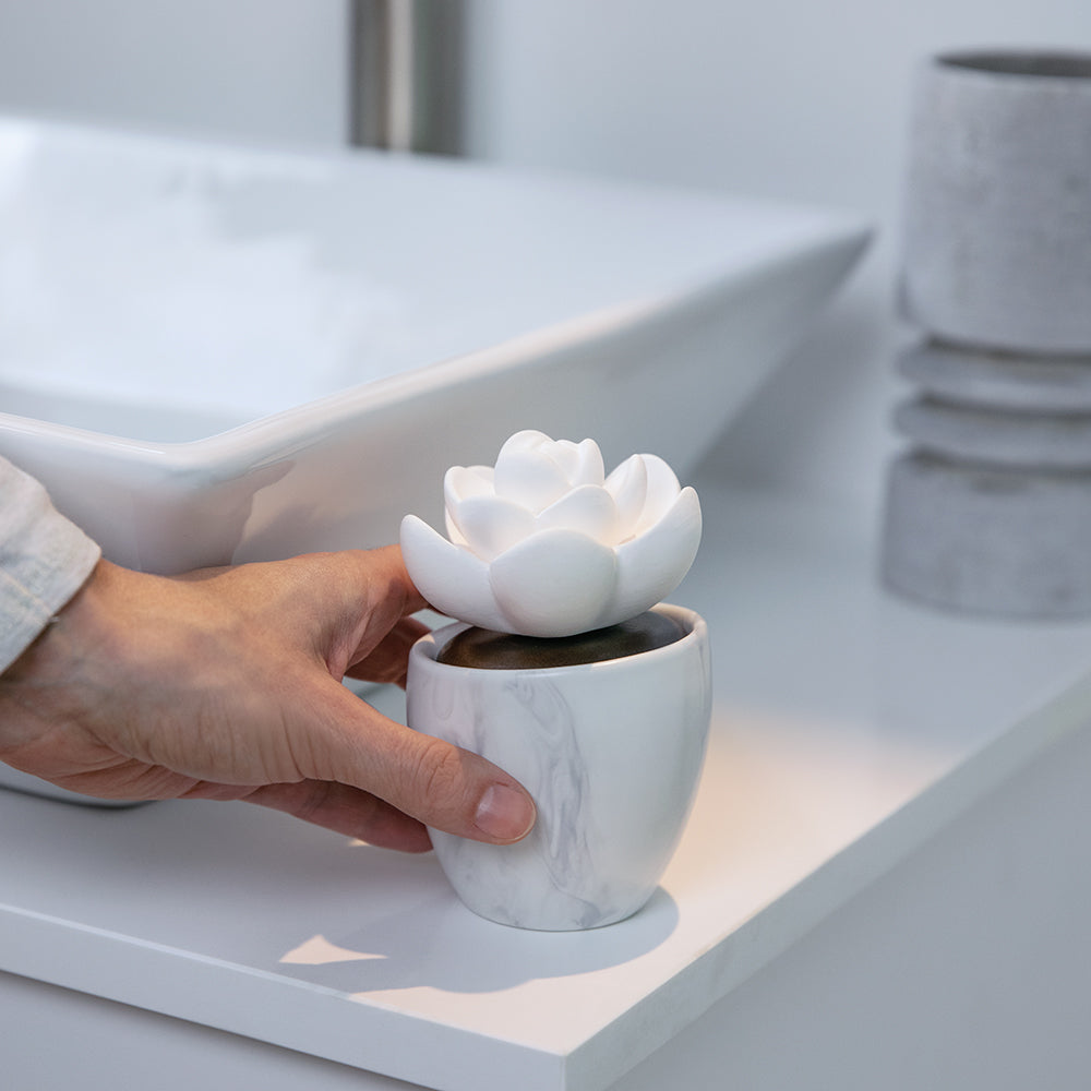 Lotus Leaf Porcelain Aroma Diffuser