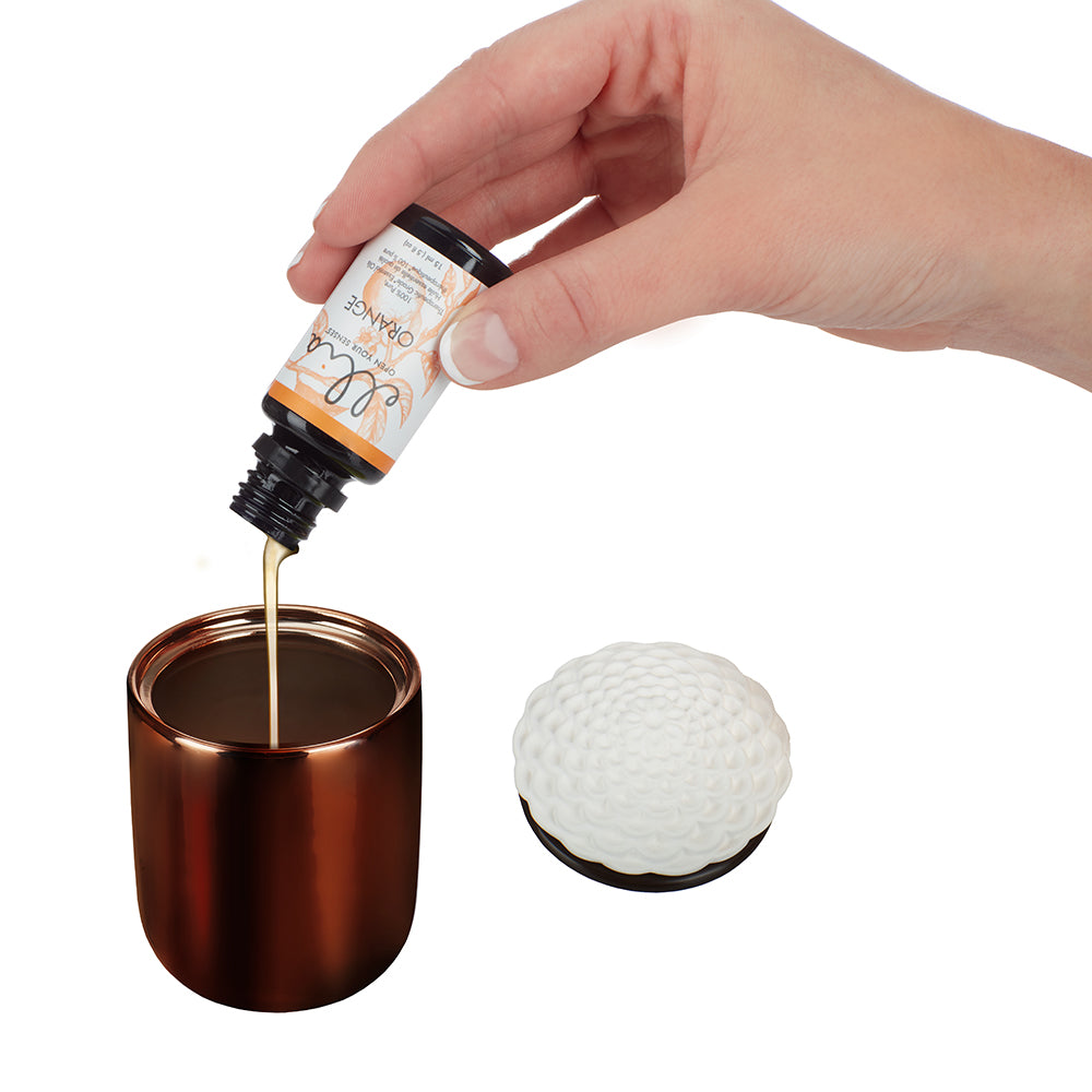 Copper In Bloom Porcelain Aroma Diffuser