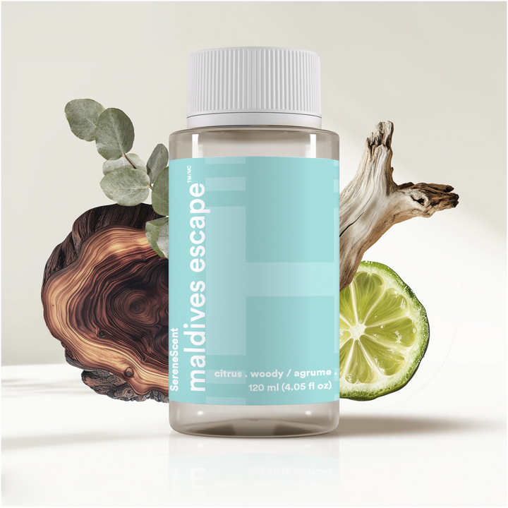 Inspired by the essence of SereneScent™ Maldives Escape.
