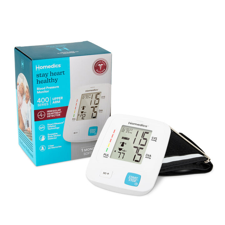 Boxed image of Homedics® Upper Arm 400 Series Blood Pressure Monitor