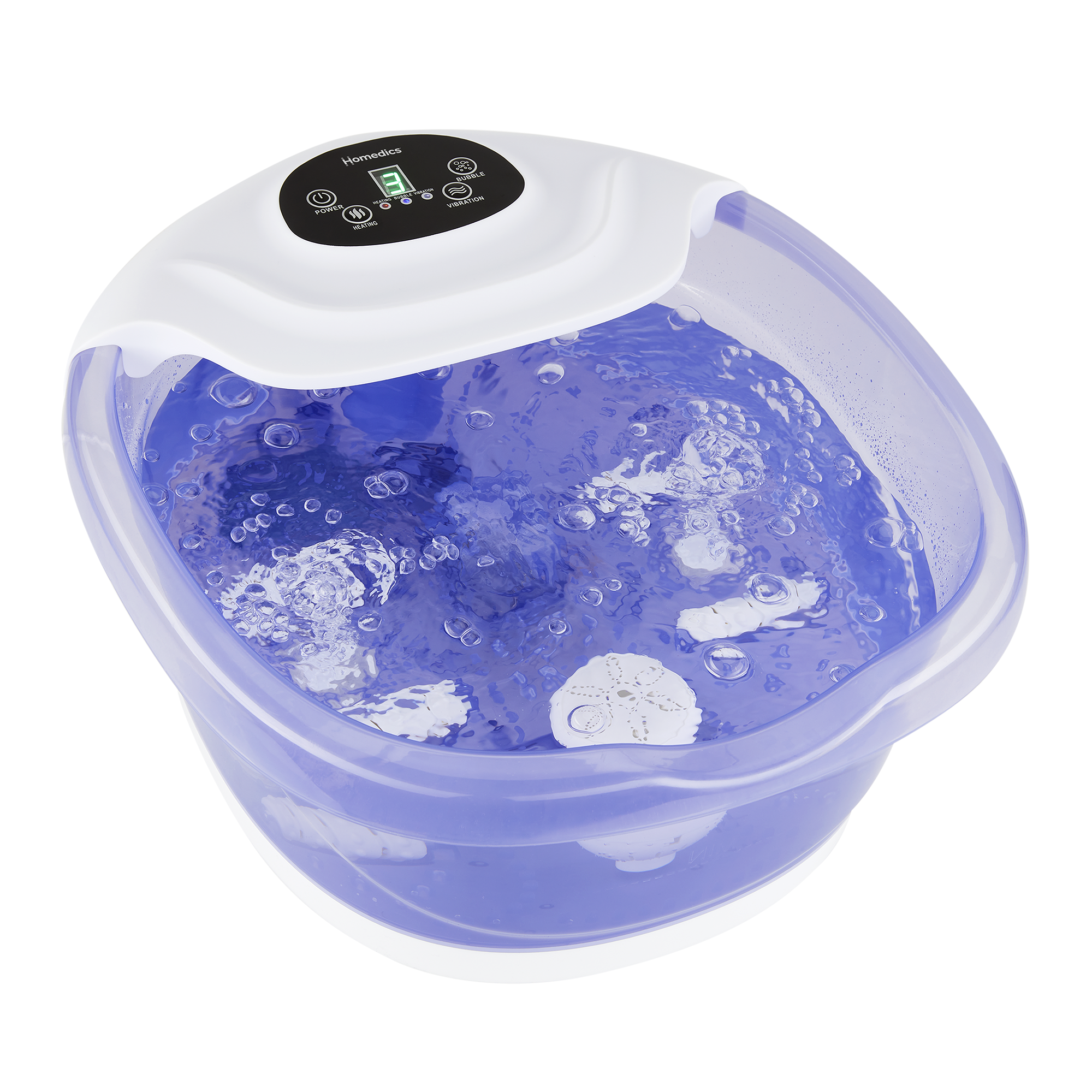 Salt-N-Soak Footbath with Heat Boost - Homedics Salt-N-Soak Footbath with Heat Boost - Homedics