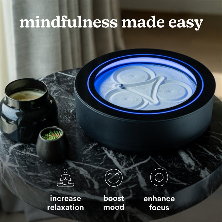 Black | drift 11" is mindfulness made easy by increasing relaxation, boosting mood, and enhancing focus