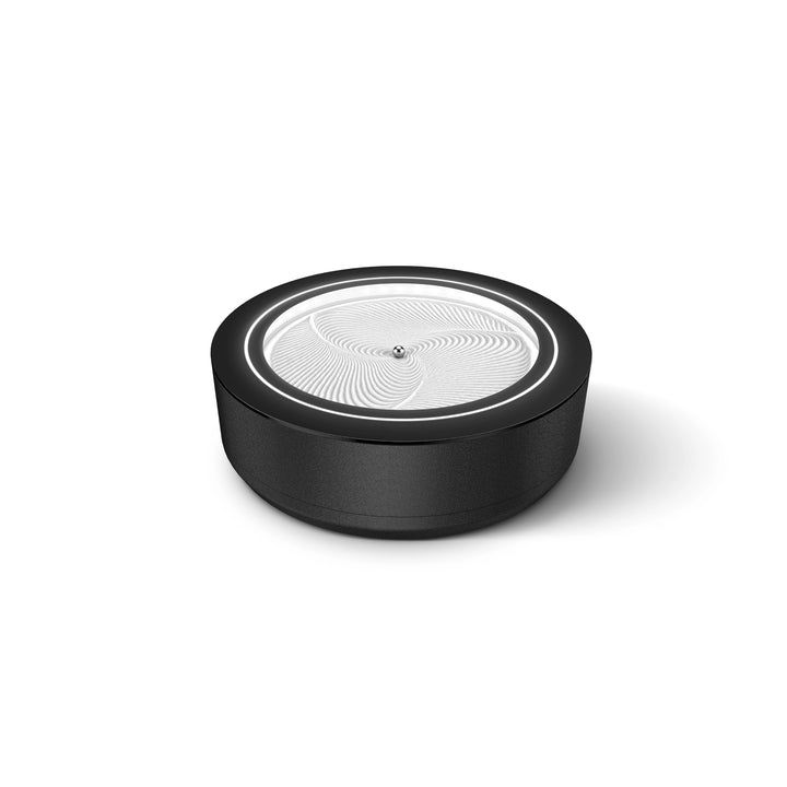 Black | Angled view of the drift 11" sandscape sand table