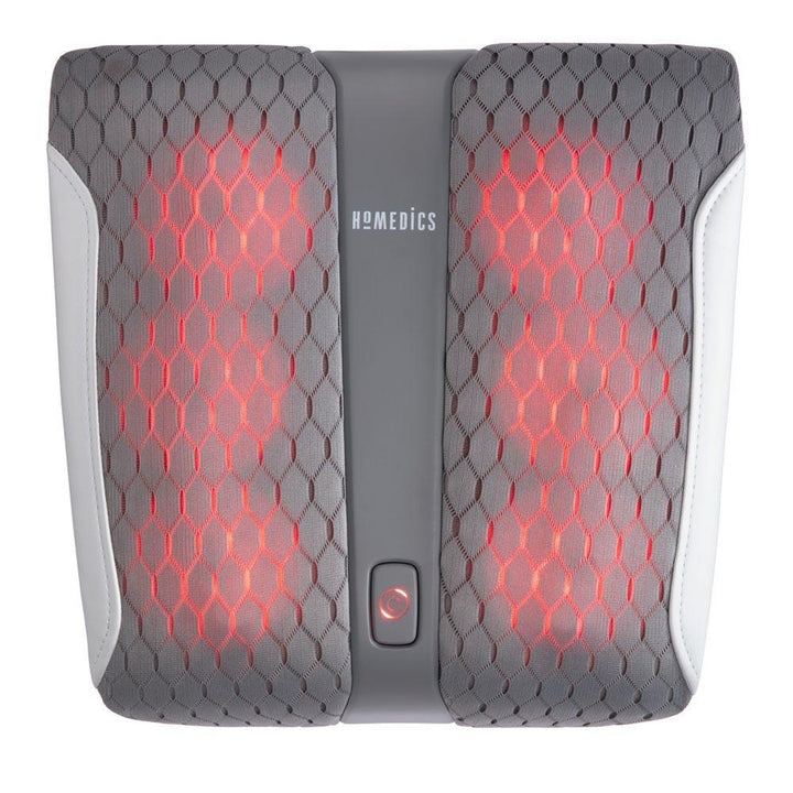 Top-down view of the Homedics Gentle Touch Gel Shiatsu Foot Massager with Soothing Heat
