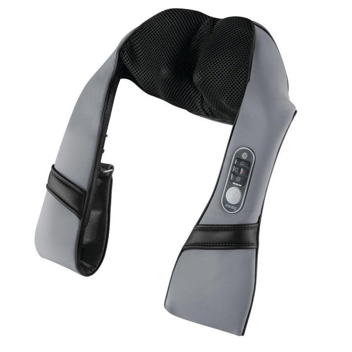 Front angled view of the Homedics Cordless SHIATSUTALK Voice Controlled Neck and Shoulder Massager