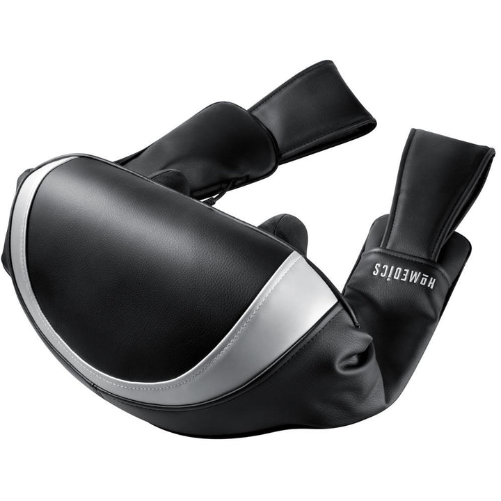 Back angled view of the Homedics "Thumbs up" Cordless 3D Kneading Massager with Soothing Heat