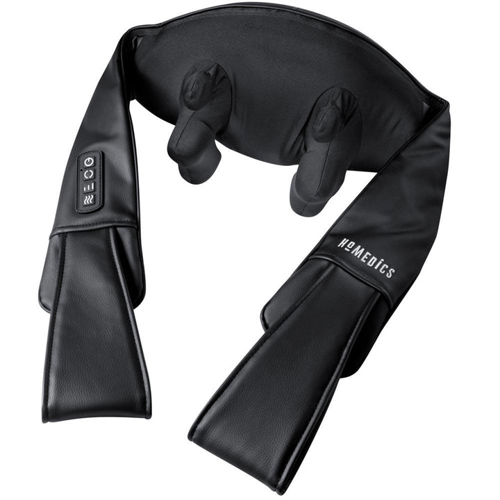 Angled view of the Homedics "Thumbs up" Cordless 3D Kneading Massager with Soothing Heat