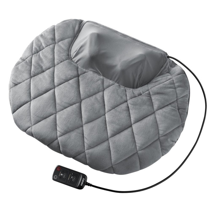 Angled view of the Homedics Shiatsu Vibration Body Massager