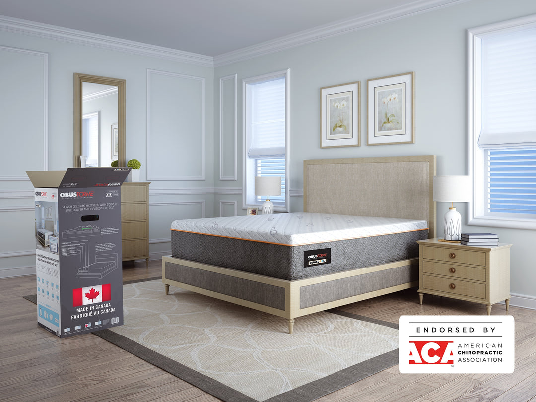 DualCool 14" Bed In a Box Mattress - Mattress with Box -  ObusForme