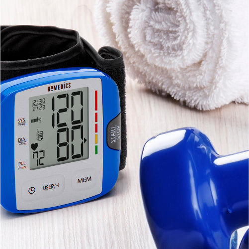 Automatic Wrist Blood Pressure Monitor with Smart Measure Technology - Lifestyle Shot