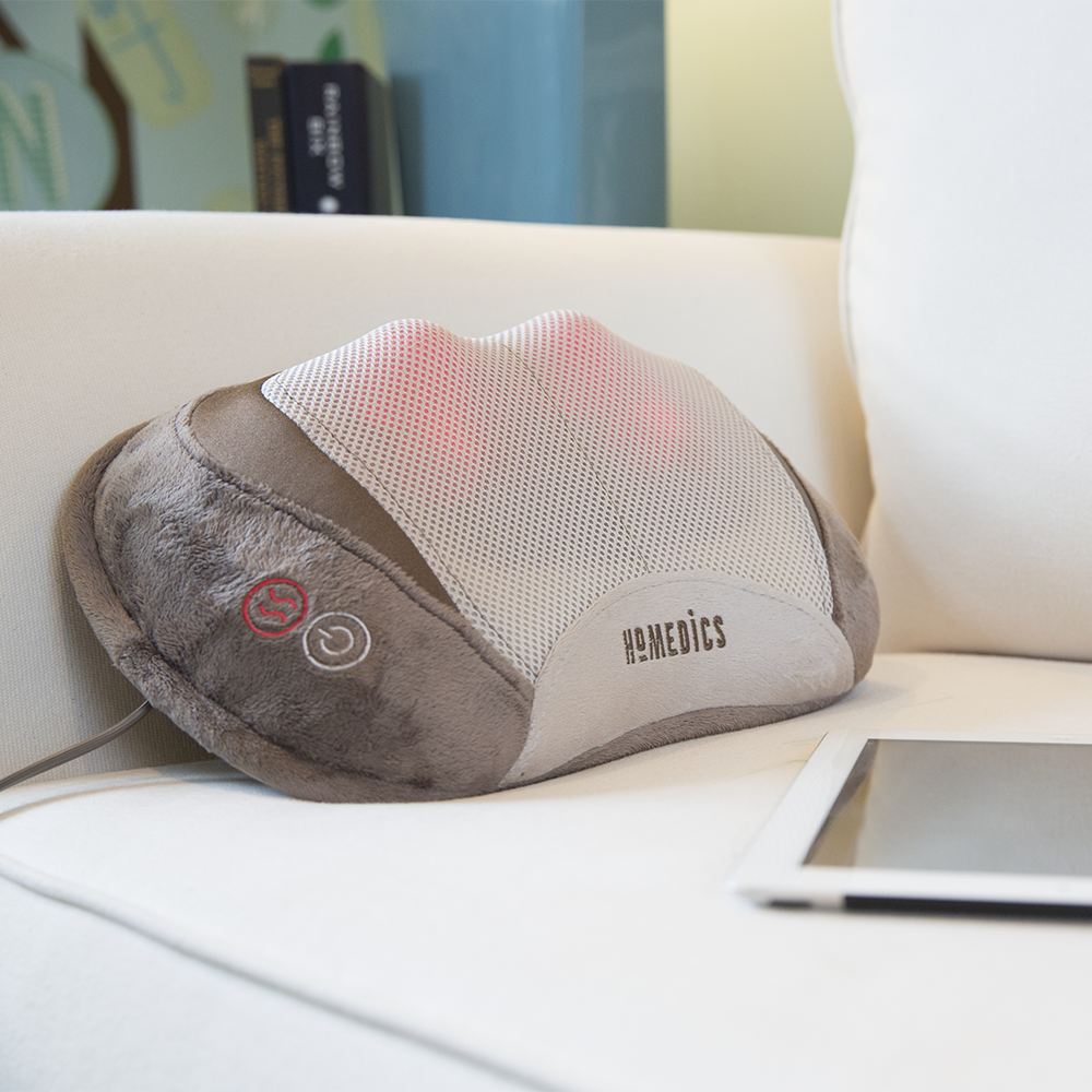 Homedics Shiatsu Elite 3D Shiatsu and Vibration Massage Pillow with Heat