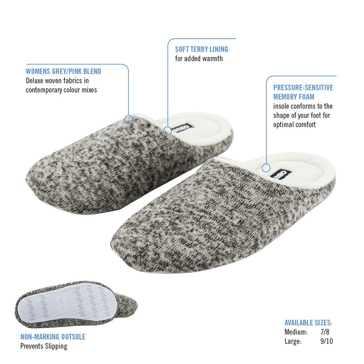 Ladies Arch Support Slippers