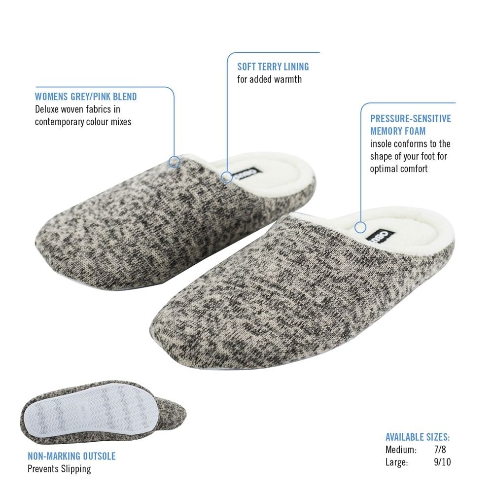 Ladies Arch Support Slippers