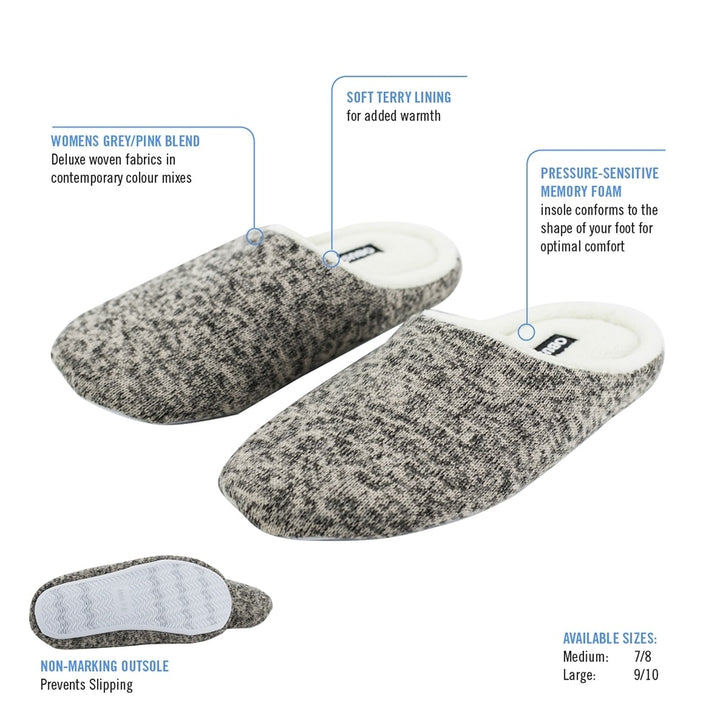 Ladies Arch Support Slippers