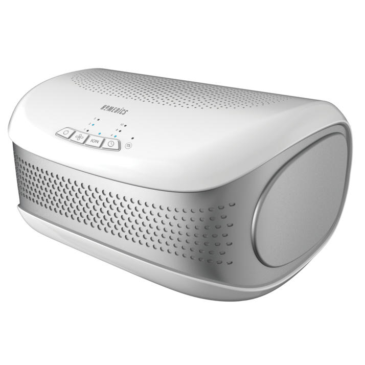 White | Profile view of the Homedics TotalClean Desktop Air Purifier