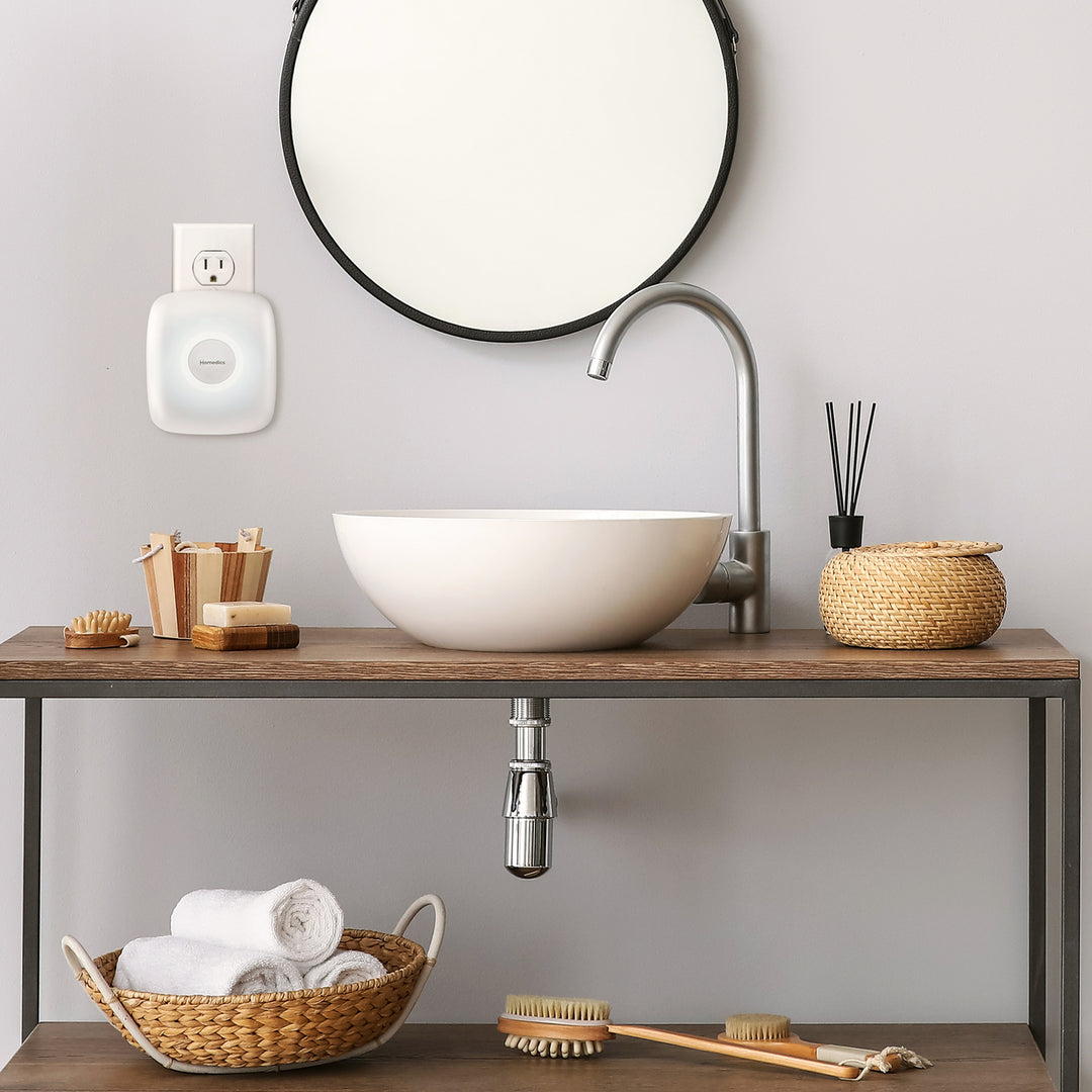 Plug-in Air Purifier P23 - 2 pack is perfect for small spaces like a bathroom