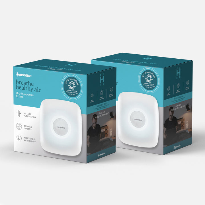Plug-in Air Purifier P23 - 2 pack can help you breathe healthy air