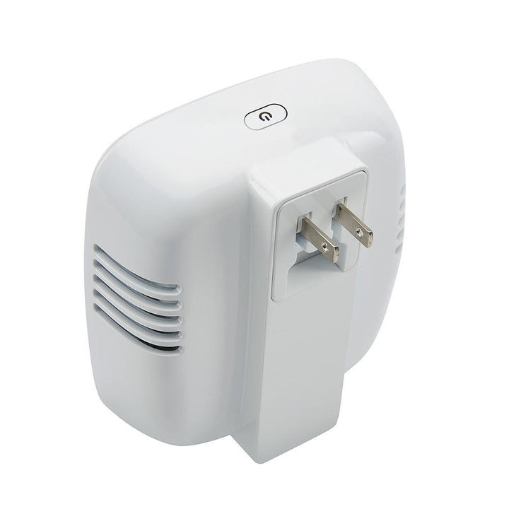 Alternate angled rear view of the Homedics TotalClean Plug-In UV-C Air Sanitizer