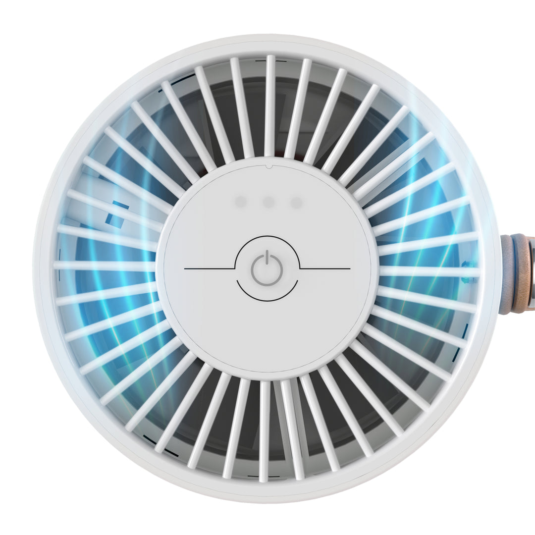White | Top view of Homedics Portable Air Purifier