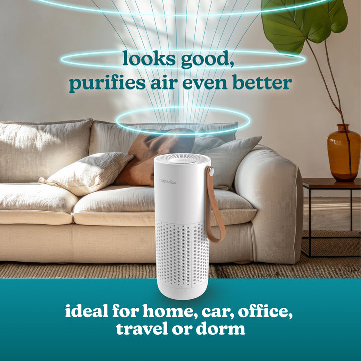 White | ideal for home, car, office, travel or dorm