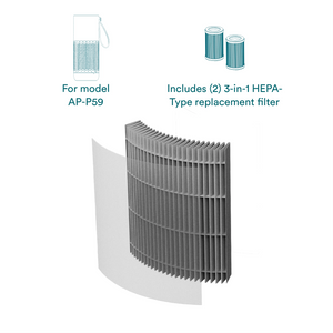Homedics® Replacement 3-in-1 HEPA-Type Filter