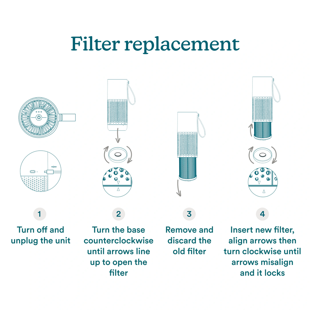 Homedics® Replacement 3-in-1 HEPA-Type Filter