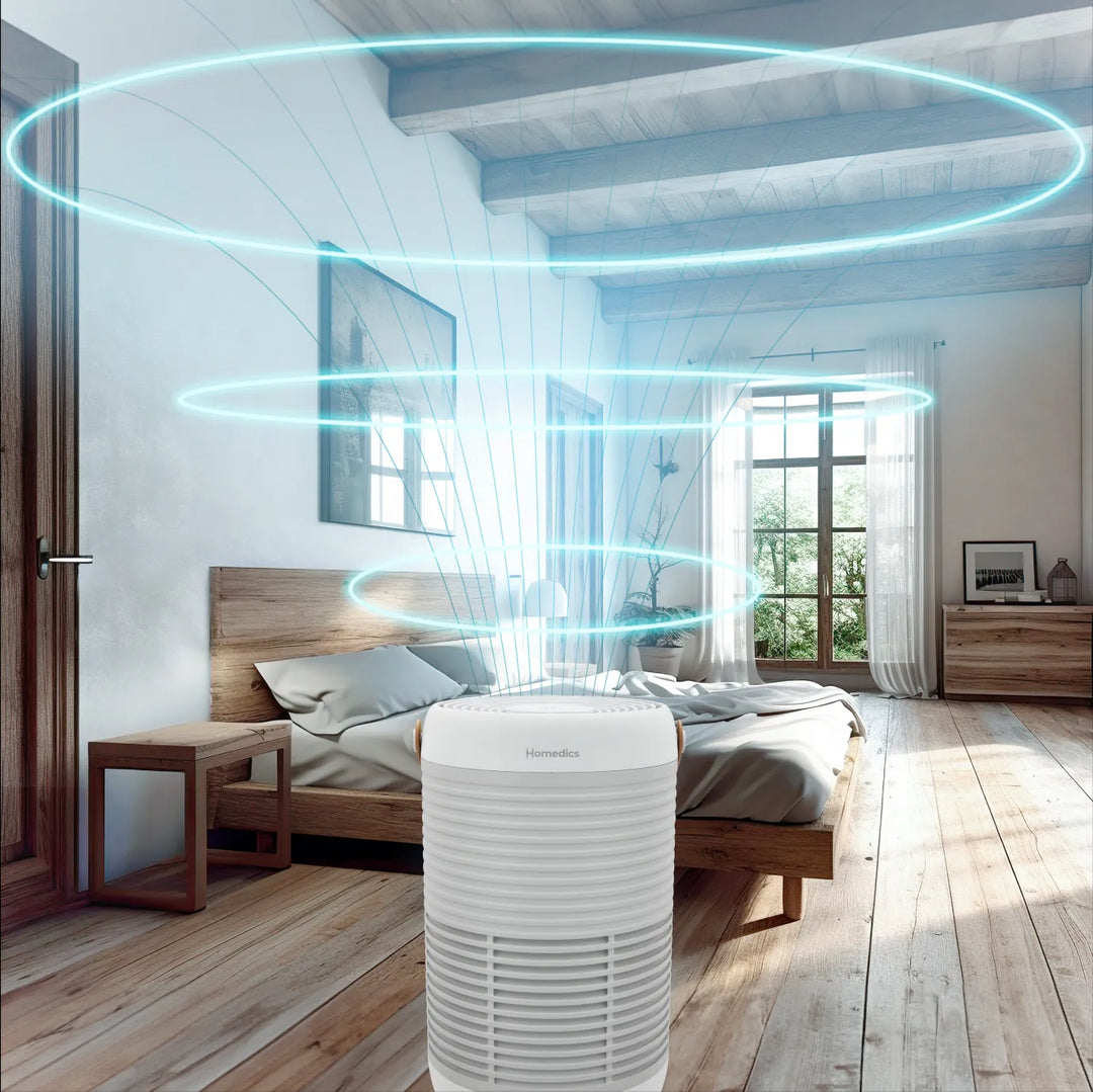 Smart Air Purifier T100 can be used in spaces up to 1,005 square feet