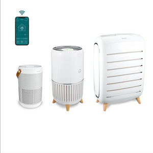Image showing Smart Air Purifier T100 has google home and alexa voice control