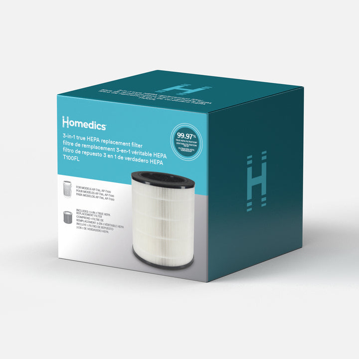 Replacement 3-in-1 True HEPA Replacement Filter for AP-T100 box