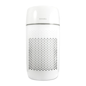 White | Medium Room Tower Air Purifier T22 helps purify rooms up to 853 square feet, like bedrooms