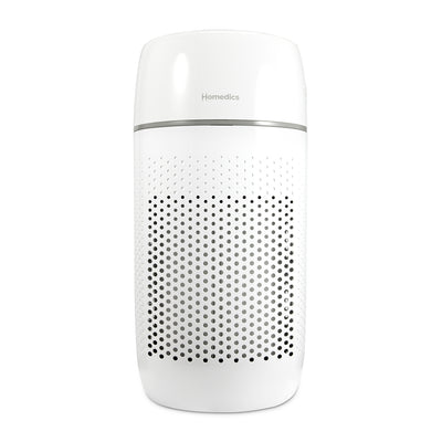 White | Medium Room Tower Air Purifier T22 helps purify rooms up to 853 square feet, like bedrooms