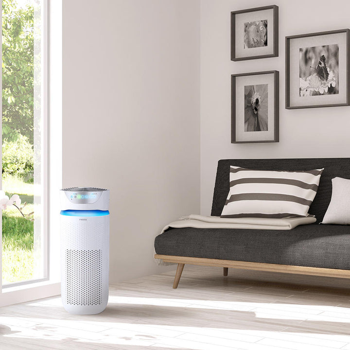 White | Homedics TotalClean 5-in-1 UV-C Large Room Air Purifier