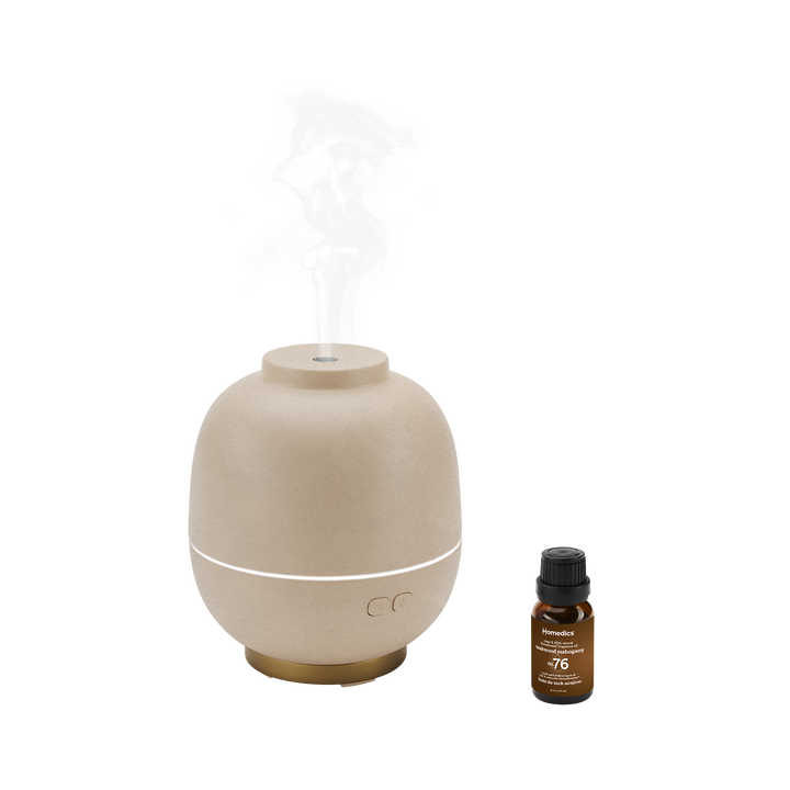 Homedics Ultrasonic Aroma Diffuser Medium Sandstone with Oil