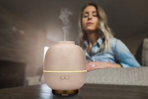 Homedics Ultrasonic Aroma Diffuser Medium Sandstone In Use