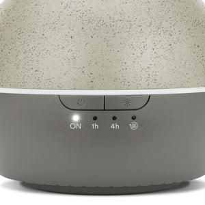 Homedics® Ultrasonic Aroma Diffuser with power, mist, and lighting buttons