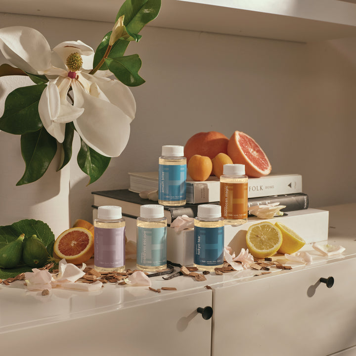 Homedics® SereneScent™ Waterless Home Fragrance Diffuser is compatible with Homedics SereneScent oils