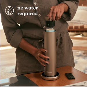 Champagne | Homedics® SereneScent™ Waterless Home Fragrance Diffuser is loaded with SereneScent essential oils and does not take water