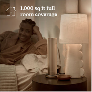 Champagne | Homedics® SereneScent™ Waterless Home Fragrance Diffuser covers rooms up to 1000 square feet