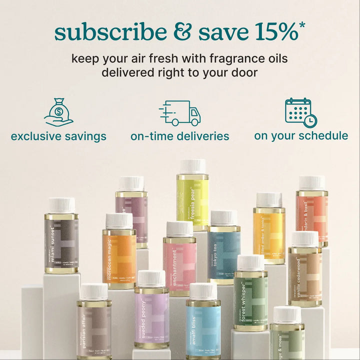 Subscribe & Save 15% on SereneScent™ Fabric Waterless Diffuser