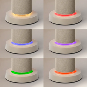 Image displaying multiple light modes of SereneScent™ Fabric Waterless Diffuser
