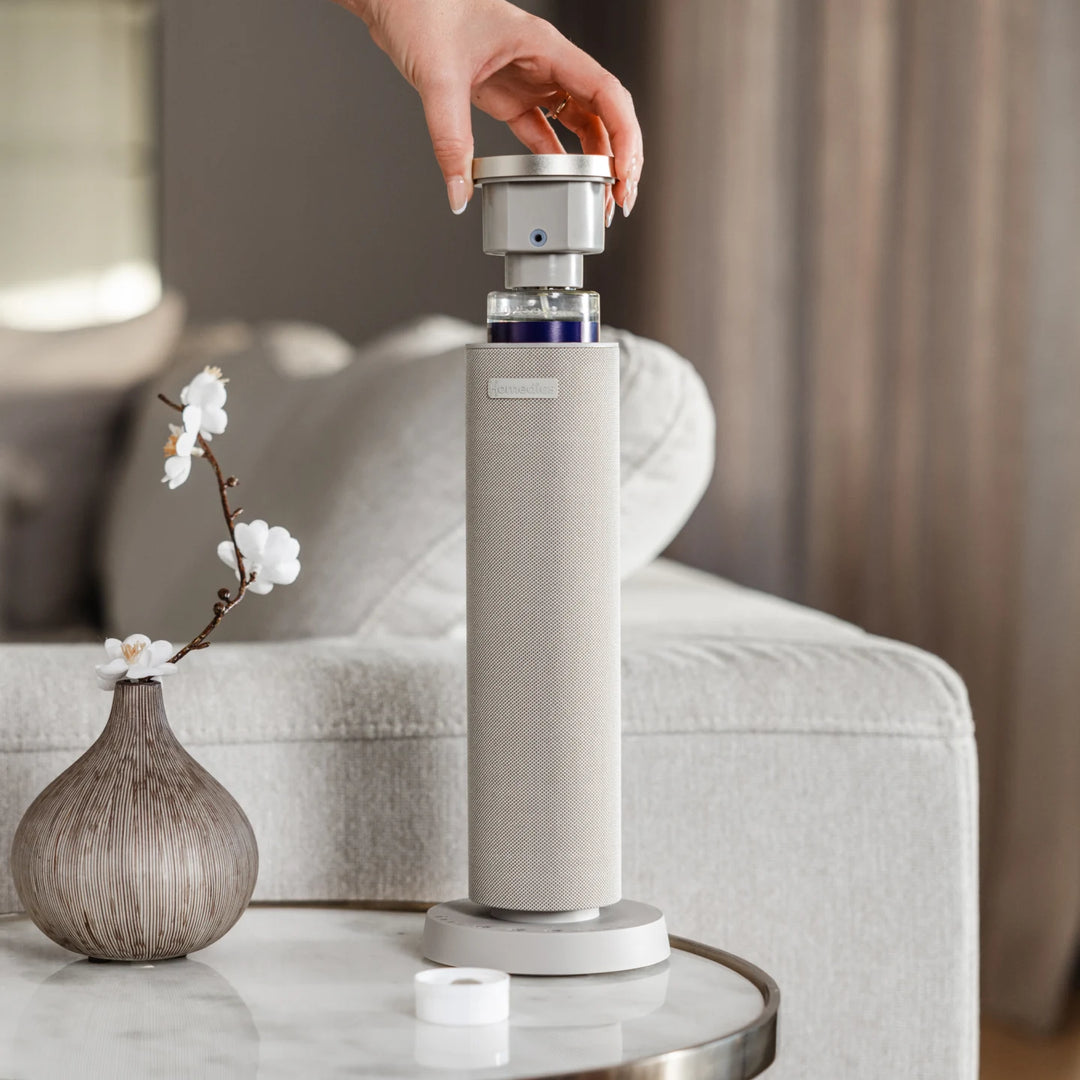 placement of SereneScent 120ml Oil Cucumber Sage in the diffuser