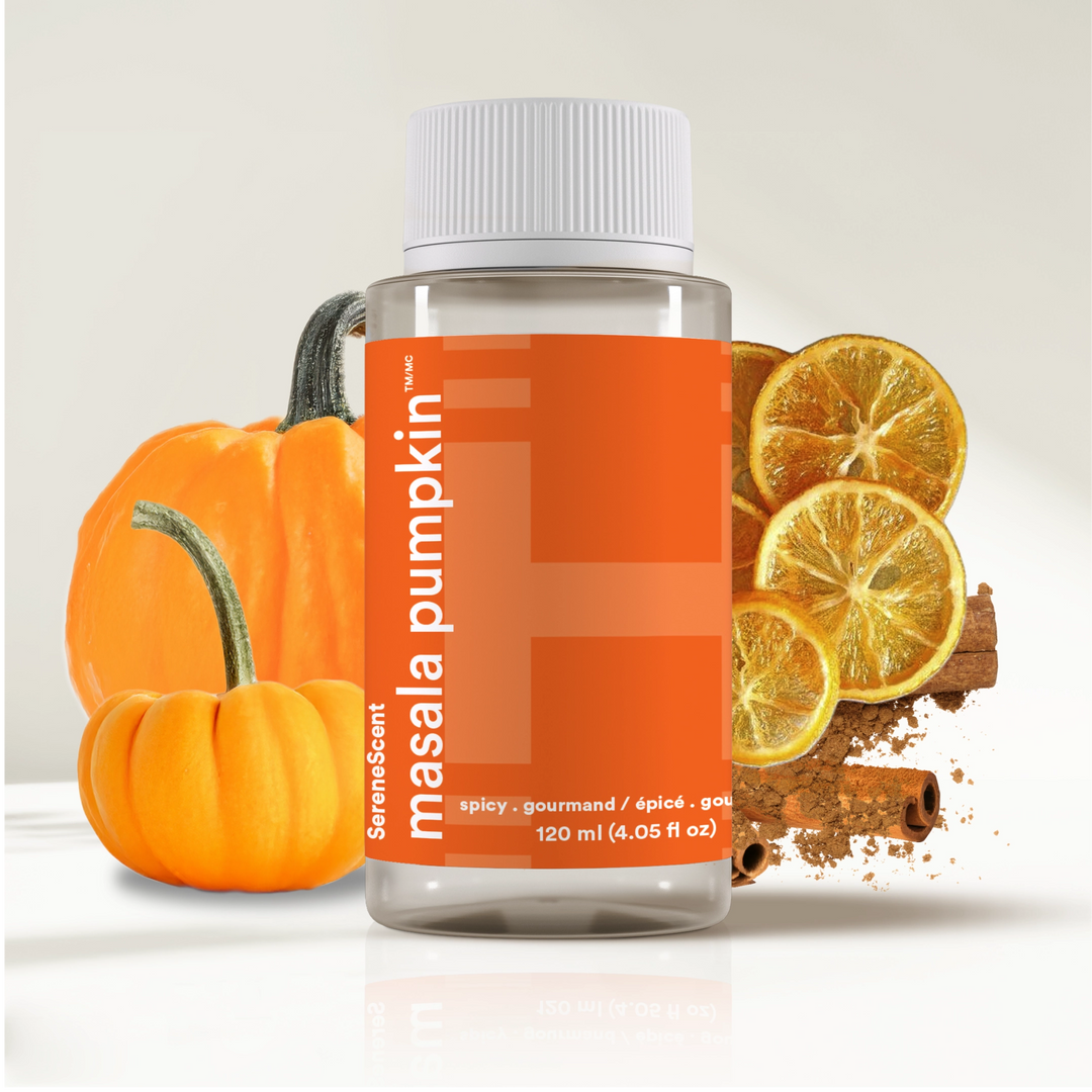 Inspired by the essence of SereneScent™ Masala Pumpkin.
