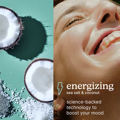 energizing sea salt & coconut, science-backed technology to boost your mood