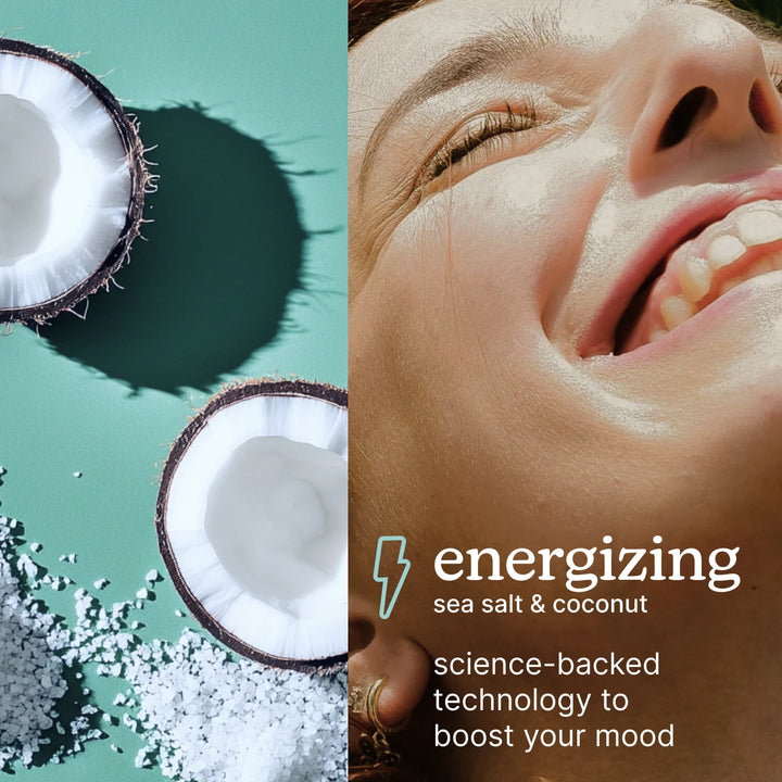 energizing sea salt & coconut, science-backed technology to boost your mood
