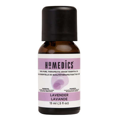Front view of Homedics Lavender Essential Oil 15 ml