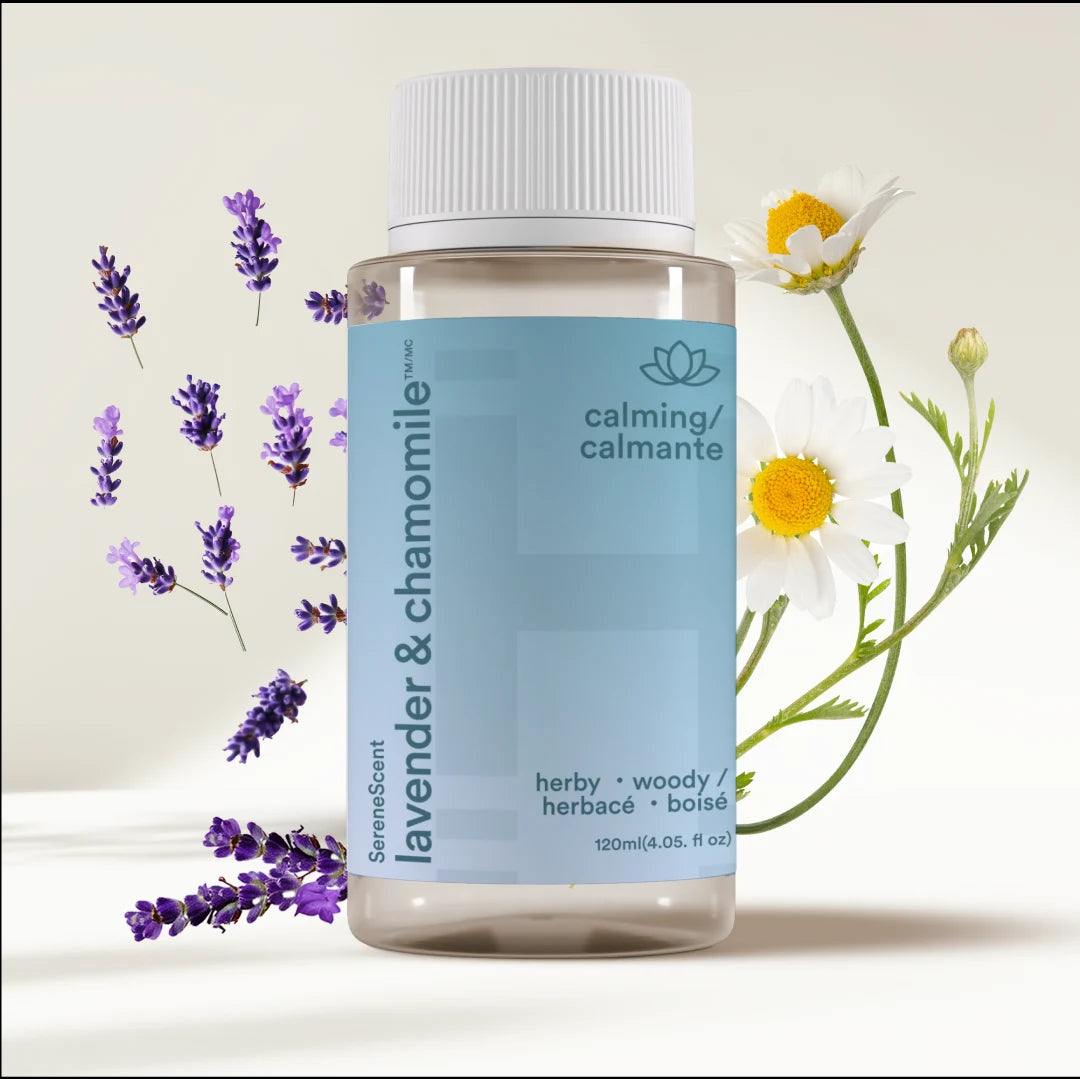 SereneScent 120ml Oil Lavender Chamomile is a certified 100% natural fragrance blend