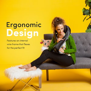 Make Lemonade Neck & Shoulder Massager with Heat offers an ergonomic design